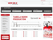 Tablet Screenshot of dzwignia.pl